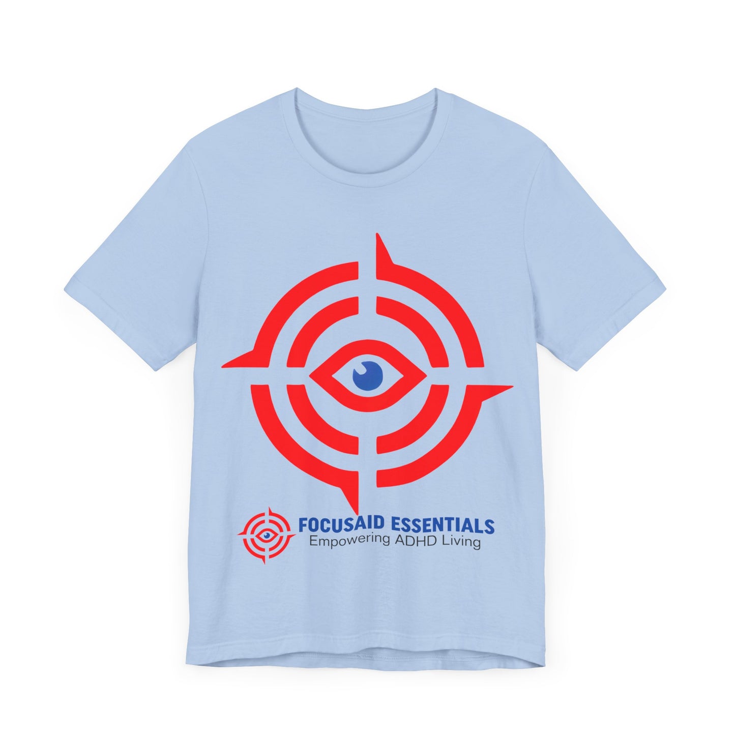 ADHD-Friendly Focus Tee: Comfy, Durable, Easy-Care Short Sleeve T-Shirt