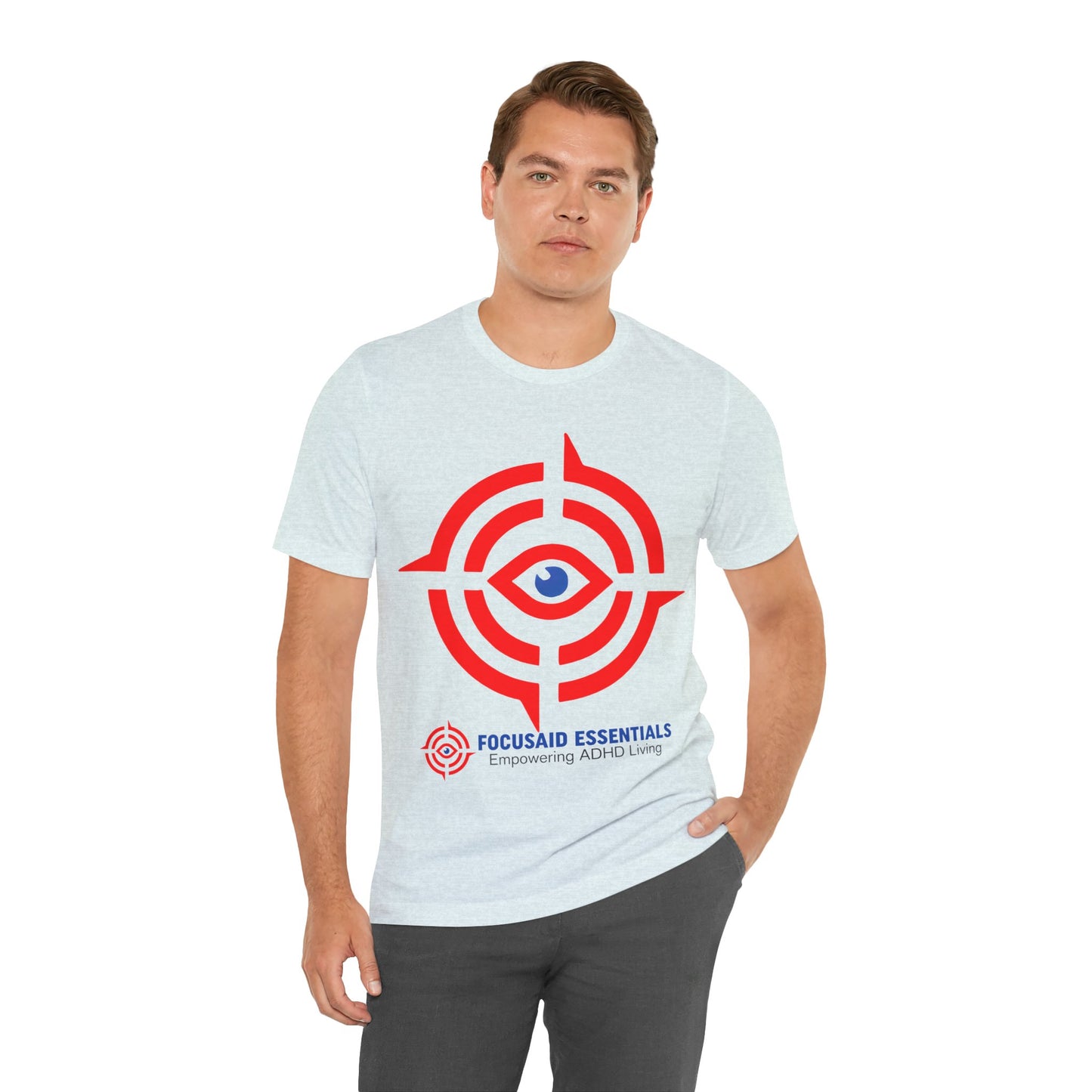 ADHD-Friendly Focus Tee: Comfy, Durable, Easy-Care Short Sleeve T-Shirt