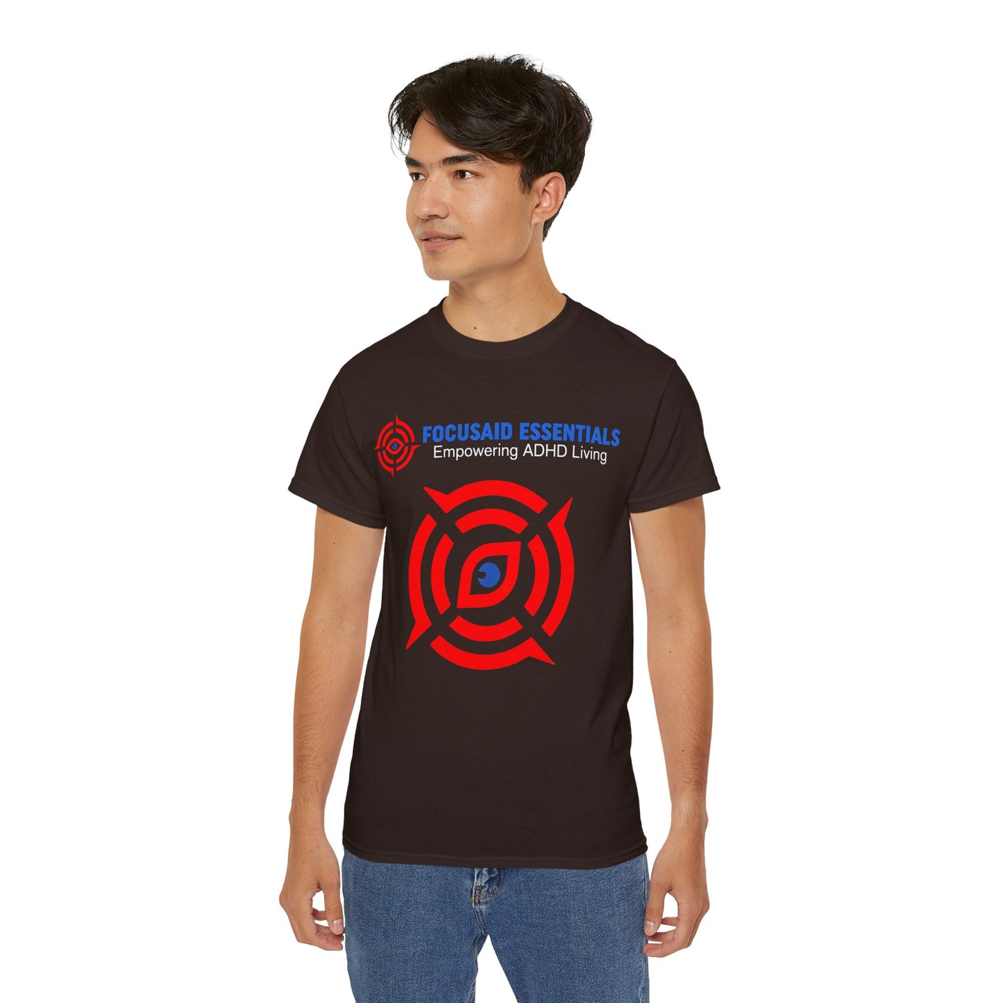 F.A.E. Tilted Logo Unisex Cotton Tee - FocusAid Essentials: Empowering ADHD Living