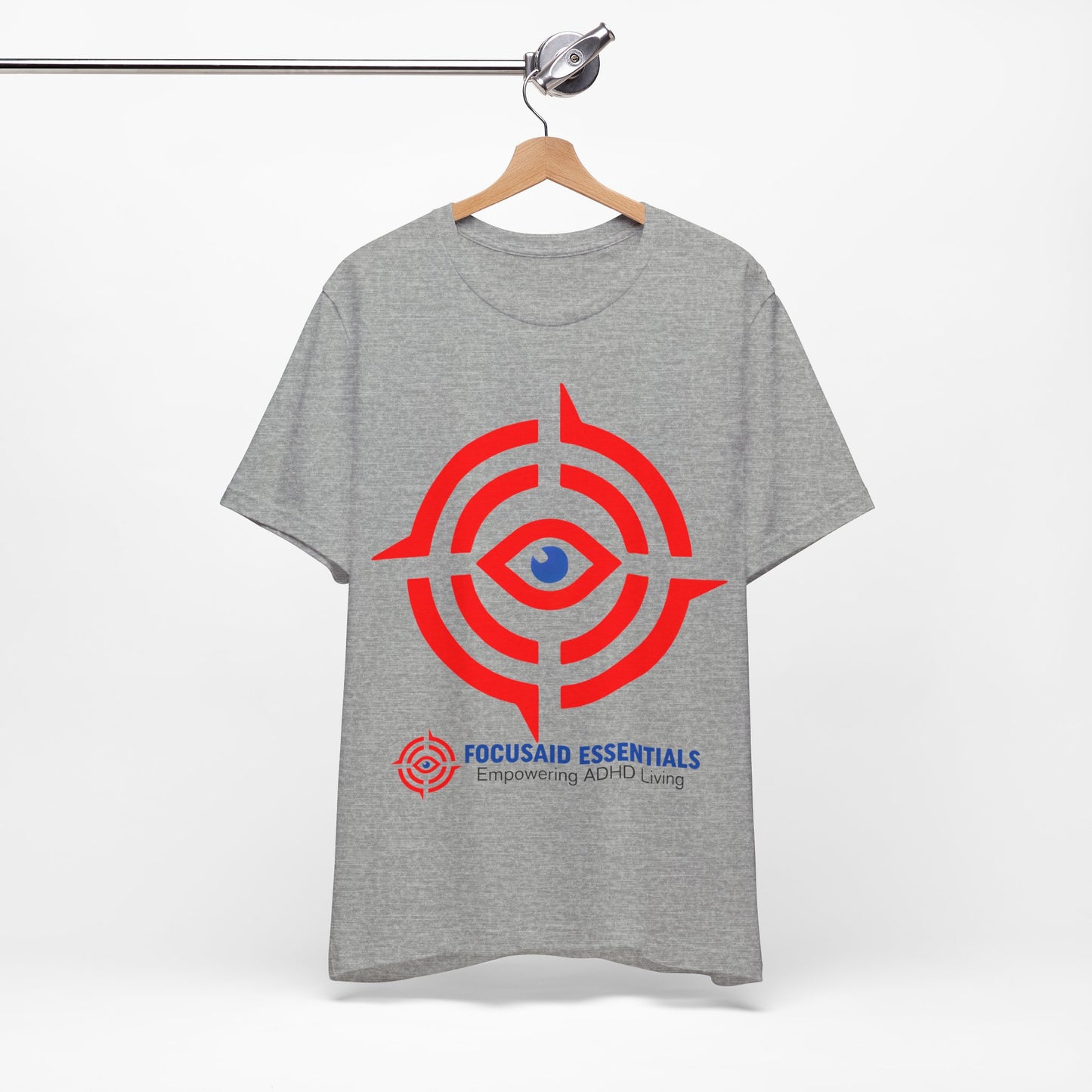 ADHD-Friendly Focus Tee: Comfy, Durable, Easy-Care Short Sleeve T-Shirt