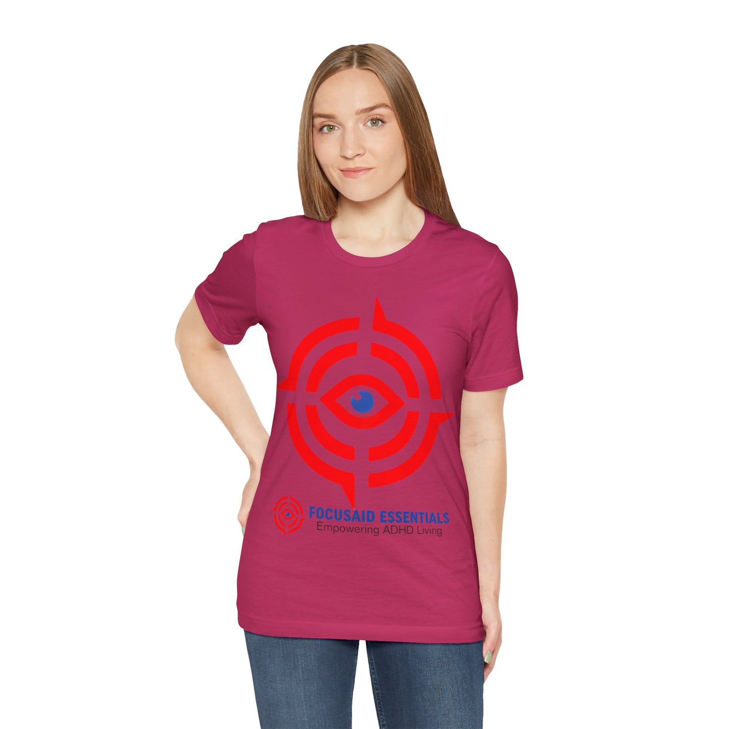 ADHD-Friendly Focus Tee: Comfy, Durable, Easy-Care Short Sleeve T-Shirt