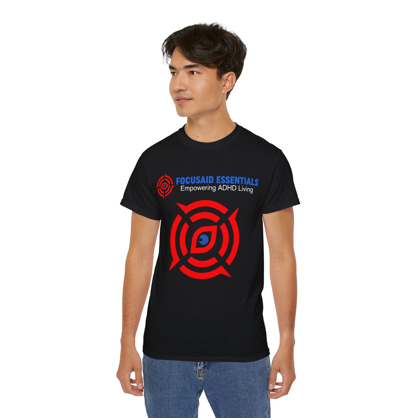 F.A.E. Tilted Logo Unisex Cotton Tee - FocusAid Essentials: Empowering ADHD Living