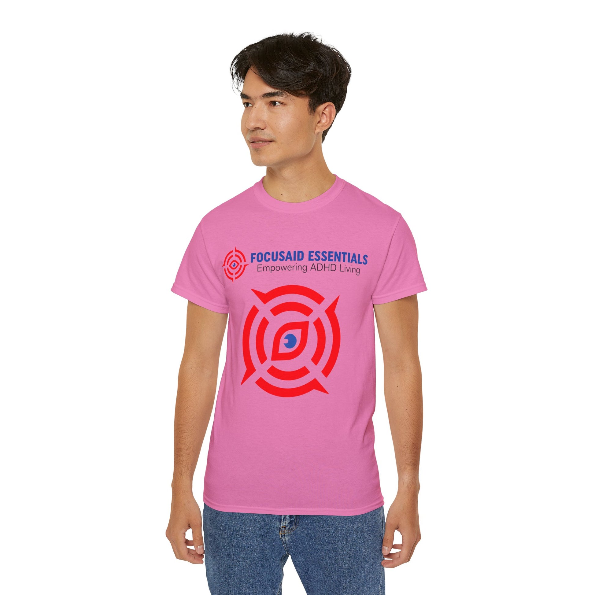 F.A.E. Tilted Logo Unisex Cotton Tee - FocusAid Essentials: Empowering ADHD Living