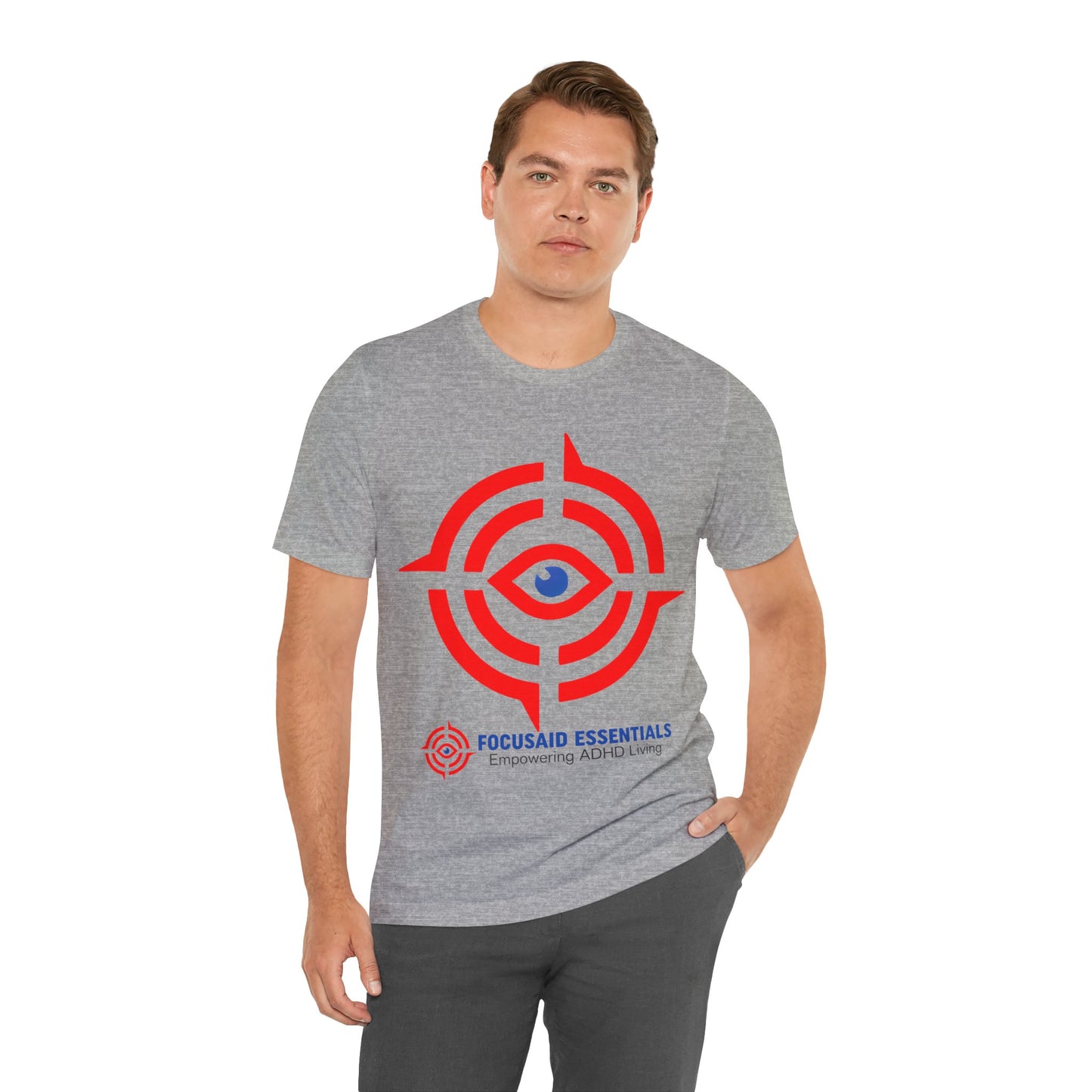 ADHD-Friendly Focus Tee: Comfy, Durable, Easy-Care Short Sleeve T-Shirt