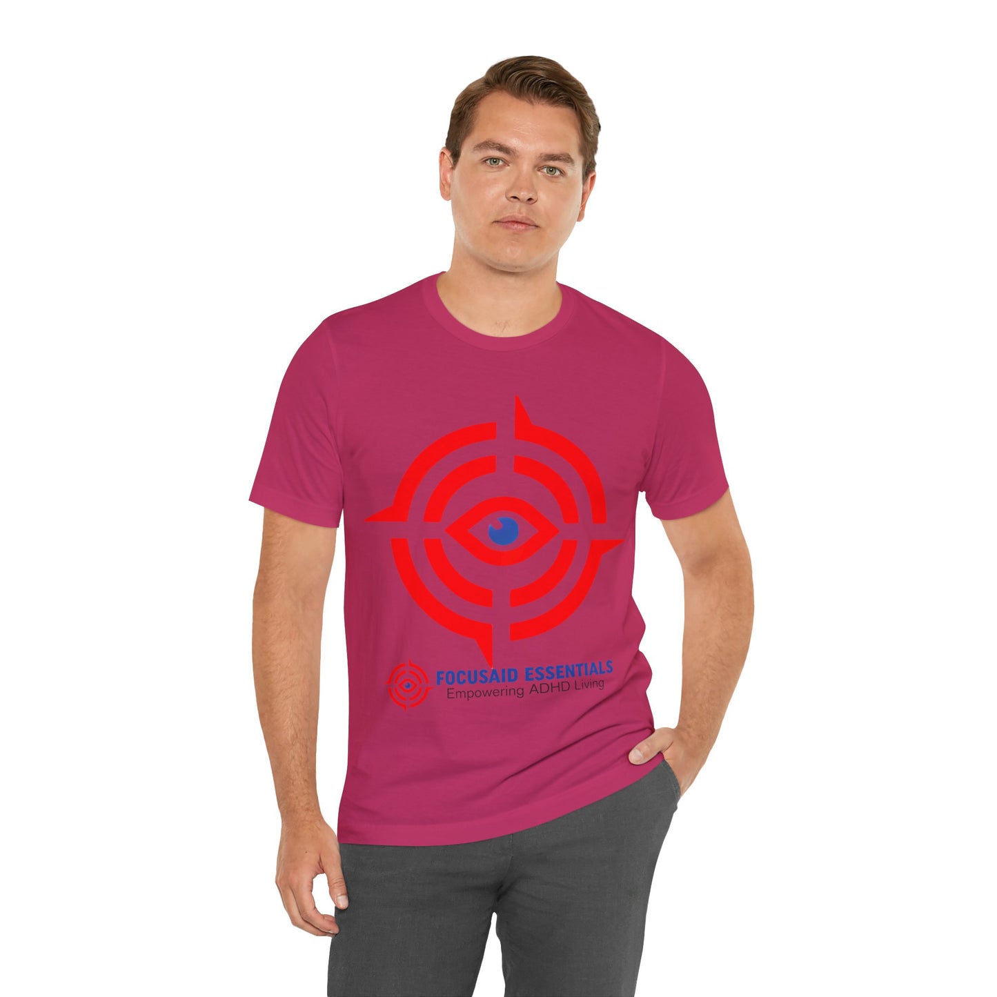 ADHD-Friendly Focus Tee: Comfy, Durable, Easy-Care Short Sleeve T-Shirt