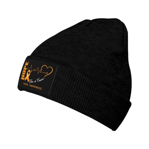 "Hope for A Cure" - ADHD Awareness Beanie - FocusAid Essentials: Empowering ADHD Living