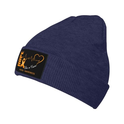 "Hope for A Cure" ADHD Beanie Hat - FocusAid Essentials: Empowering ADHD Living