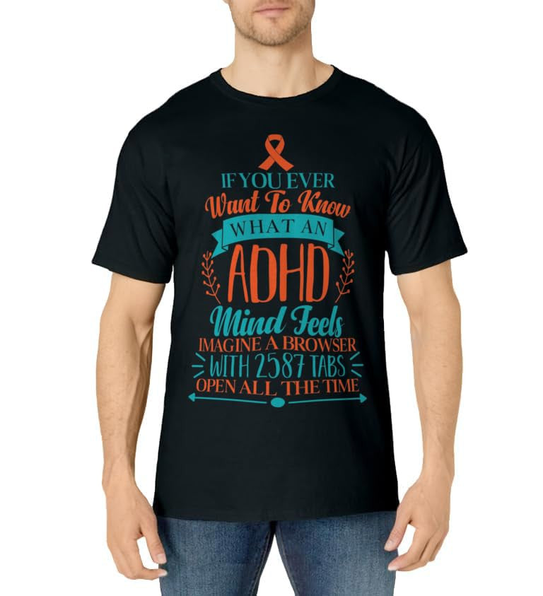 ADHD Awareness T Shirt - FocusAid Essentials: Empowering ADHD Living