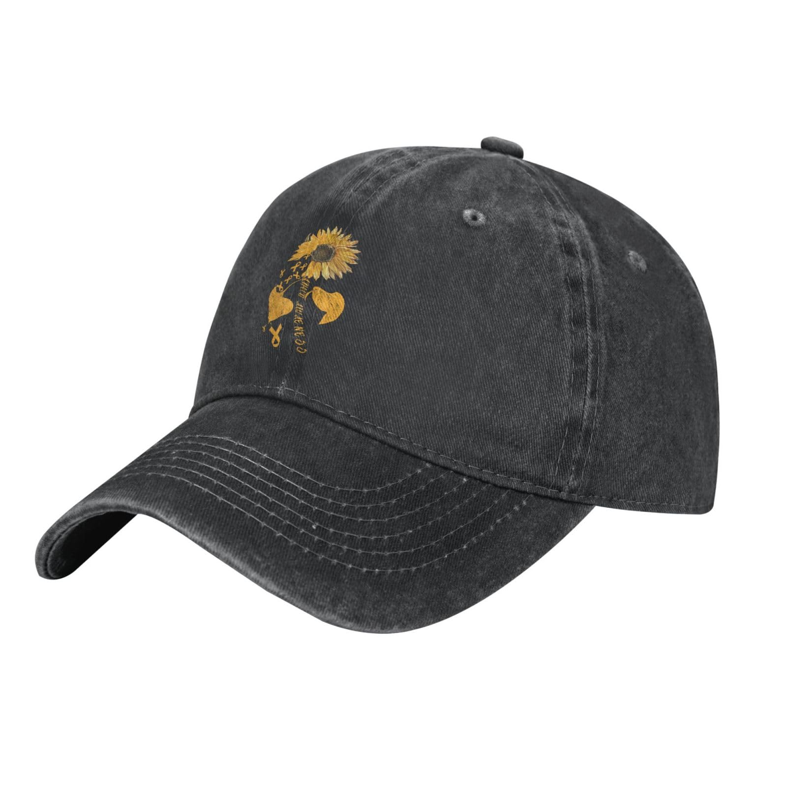 ADHD Awareness Vintage Sunflower Casquette Hat - FocusAid Essentials: Empowering ADHD Living