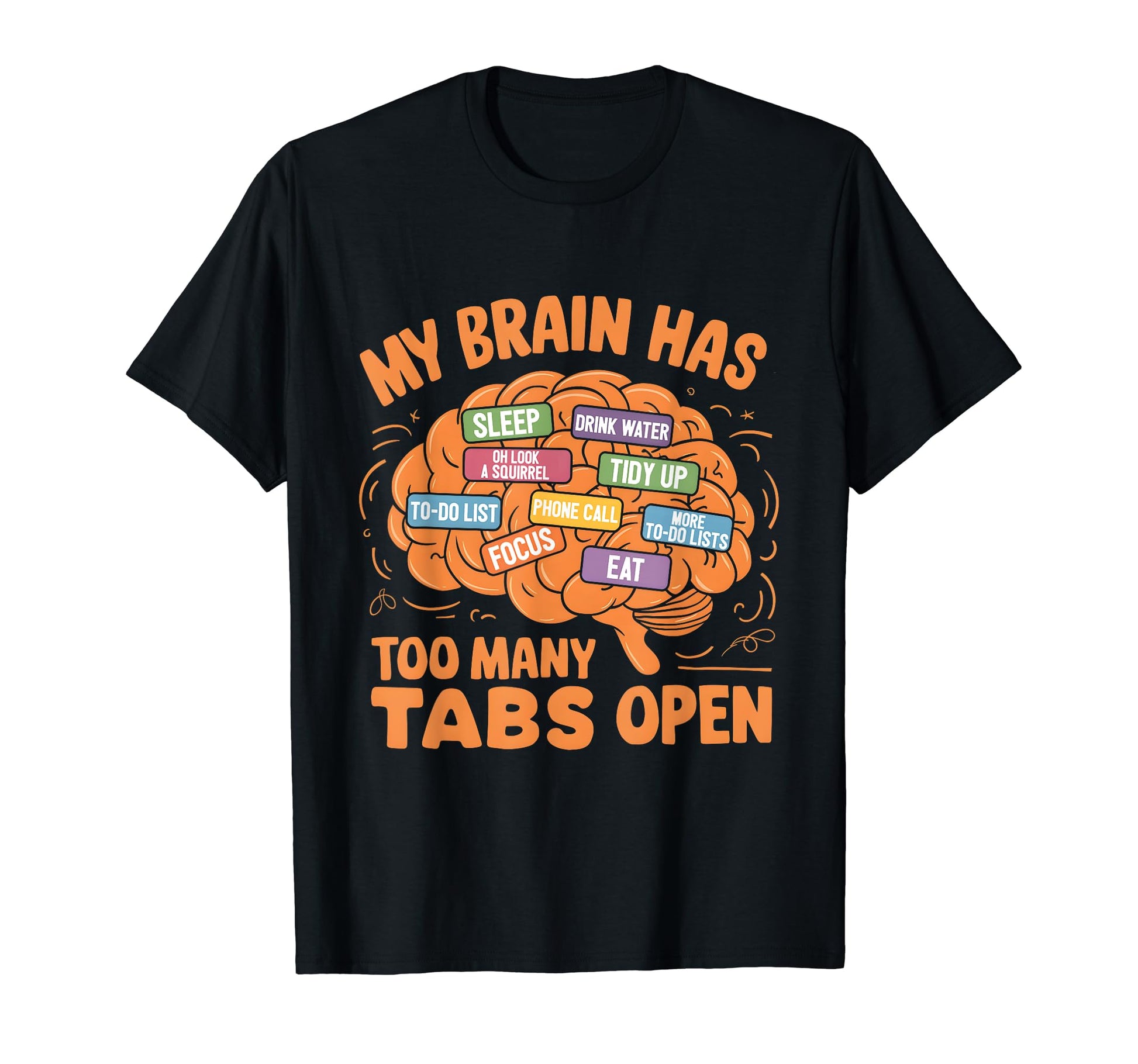 ADHD Awareness & Neurodiversity T-Shirt - FocusAid Essentials: Empowering ADHD Living