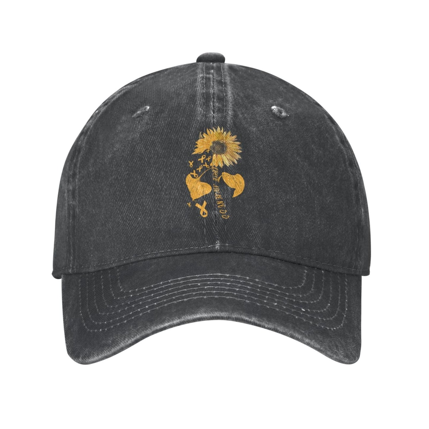 ADHD Awareness Vintage Sunflower Casquette Hat - FocusAid Essentials: Empowering ADHD Living