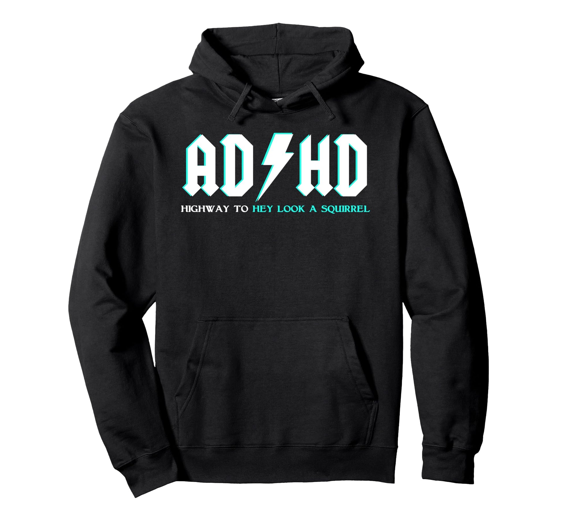 ADHD "Band Tee" Style Pullover Hoodie - FocusAid Essentials: Empowering ADHD Living