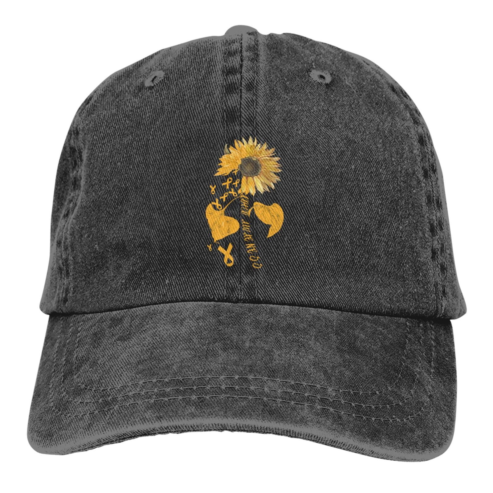 ADHD Awareness Vintage Sunflower Casquette Hat - FocusAid Essentials: Empowering ADHD Living