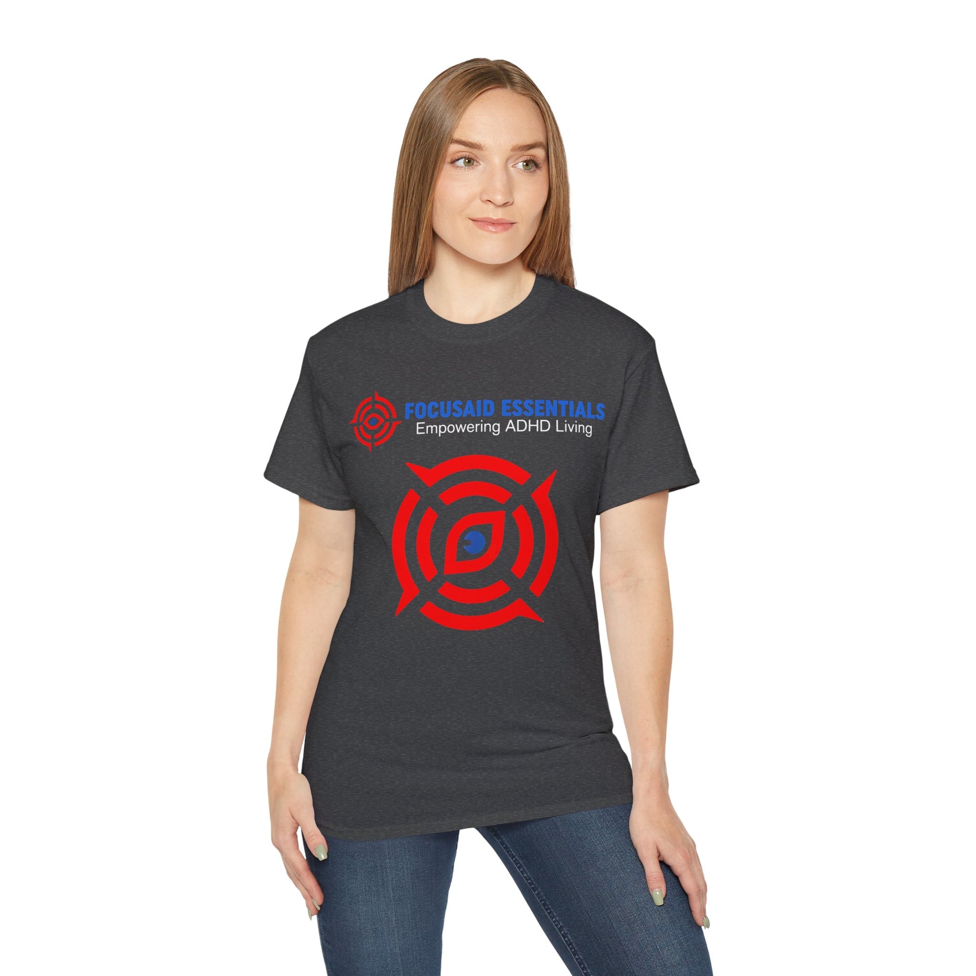 F.A.E. Tilted Logo Unisex Cotton Tee - FocusAid Essentials: Empowering ADHD Living