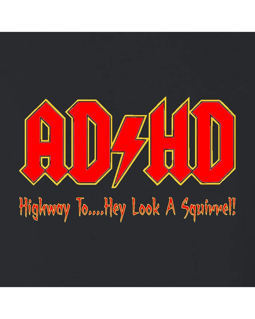 "ADHD - Highway To Hey Look..." Pullover Hoodie - FocusAid Essentials: Empowering ADHD Living