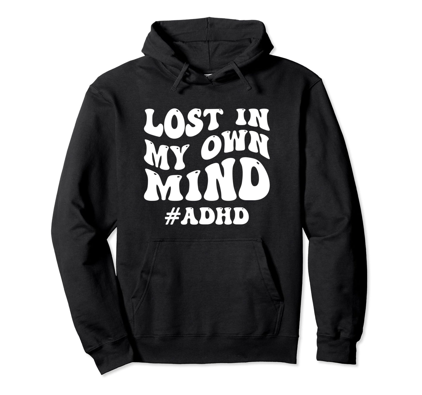 ADHD Mental Health Awareness Day Pullover Hoodie - FocusAid Essentials: Empowering ADHD Living