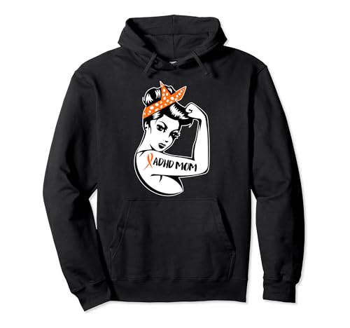 ADHD Mom Pullover Hoodie - FocusAid Essentials: Empowering ADHD Living