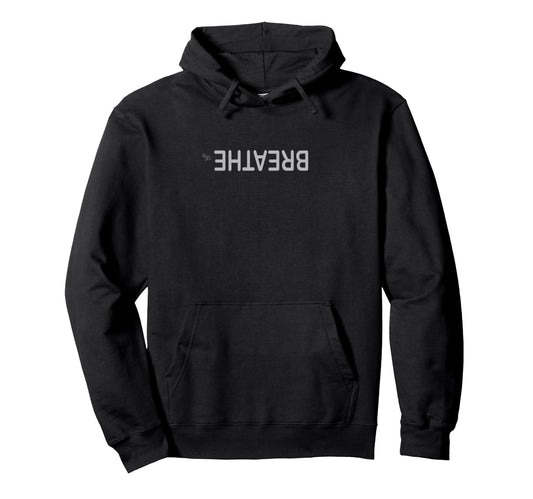 ADHD Pullover Hoodie - Upside Down "BREATHE" - FocusAid Essentials: Empowering ADHD Living