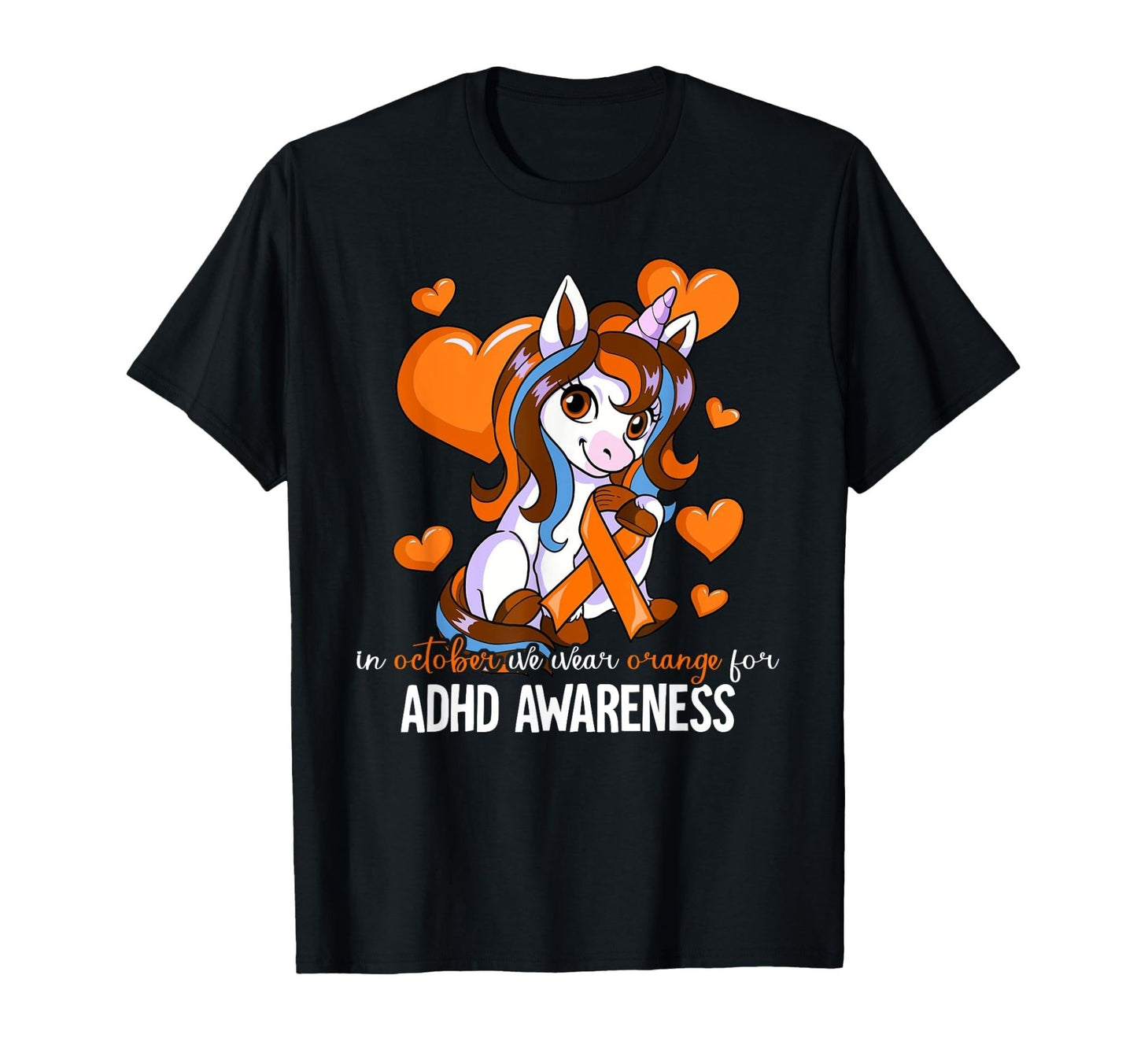 ADHD Support & Awareness Month T-Shirt - FocusAid Essentials: Empowering ADHD Living