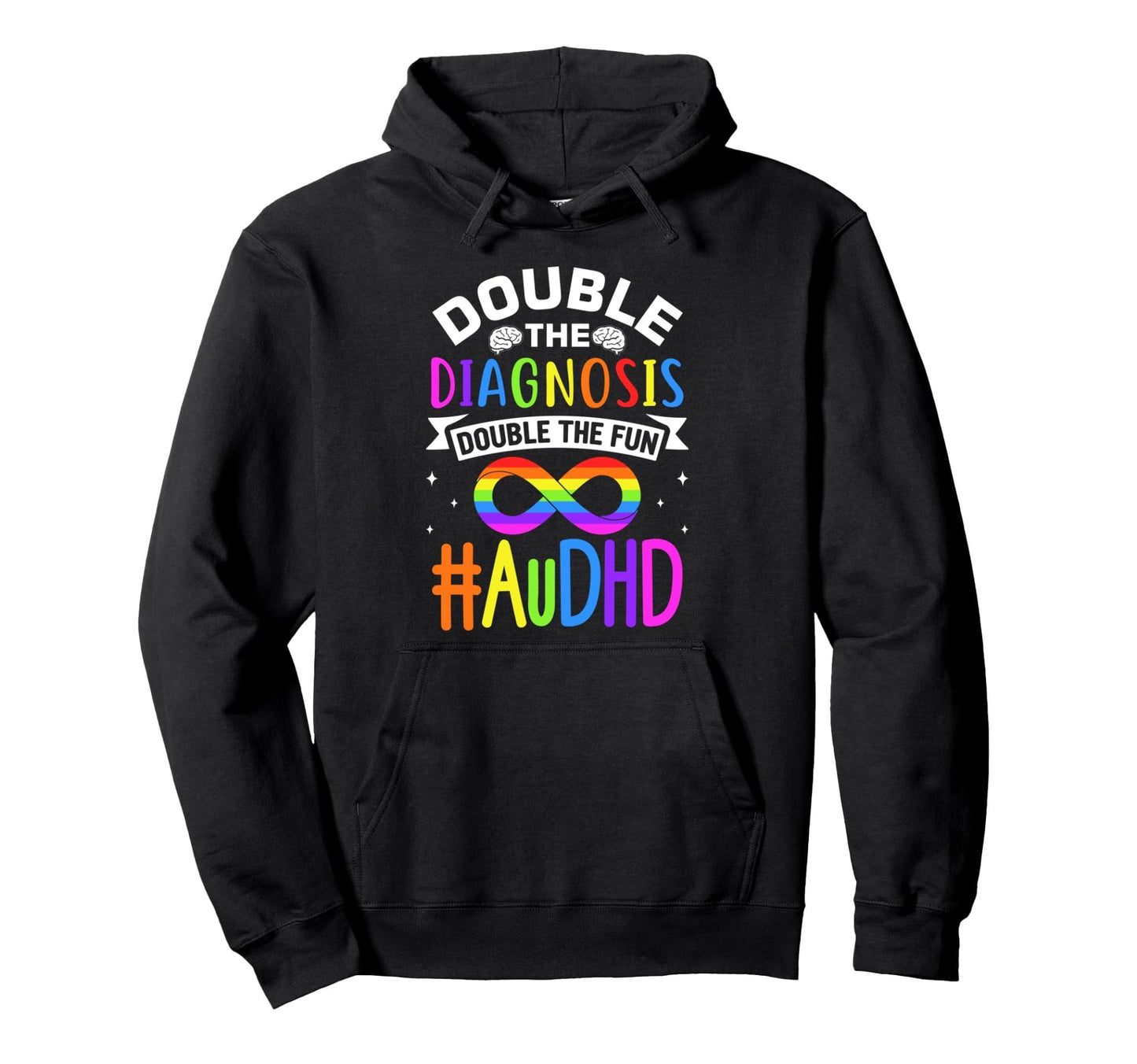 ADHD/Autism Awareness Pullover Hoodie - FocusAid Essentials: Empowering ADHD Living