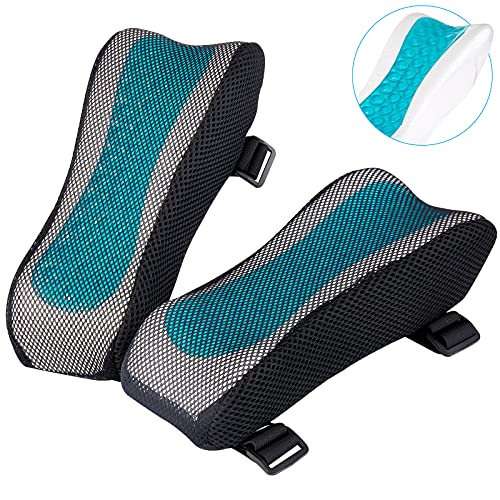 BEAUTRIP Ergonomic Armrest Pads - Office Chair Arm Rest Cover Pillow - Elbow Support Cushion for Computer, Gaming and Desk Chairs (Set of 2, Mesh Cover) - FocusAid Essentials: Empowering ADHD Living