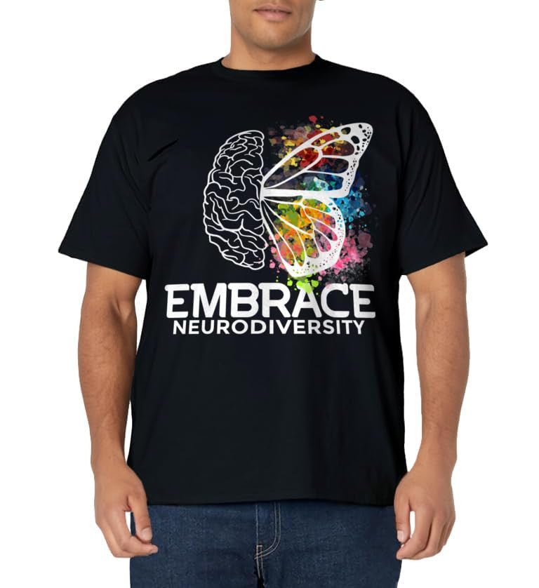 Embrace Neurodiversity - ADHD T-Shirt - FocusAid Essentials: Empowering ADHD Living