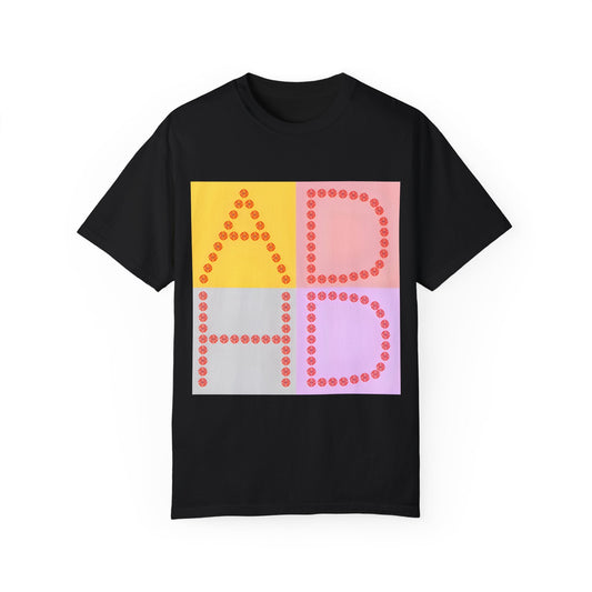 F.A.E. ADHD Unisex Garment - Dyed T-shirt - FocusAid Essentials: Empowering ADHD Living