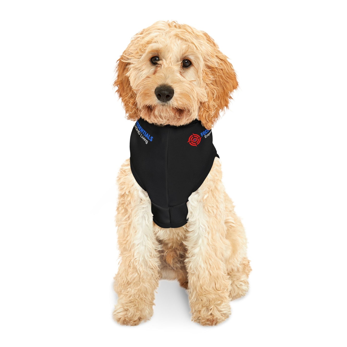 F.A.E. Pet Hoodie - Black - FocusAid Essentials: Empowering ADHD Living