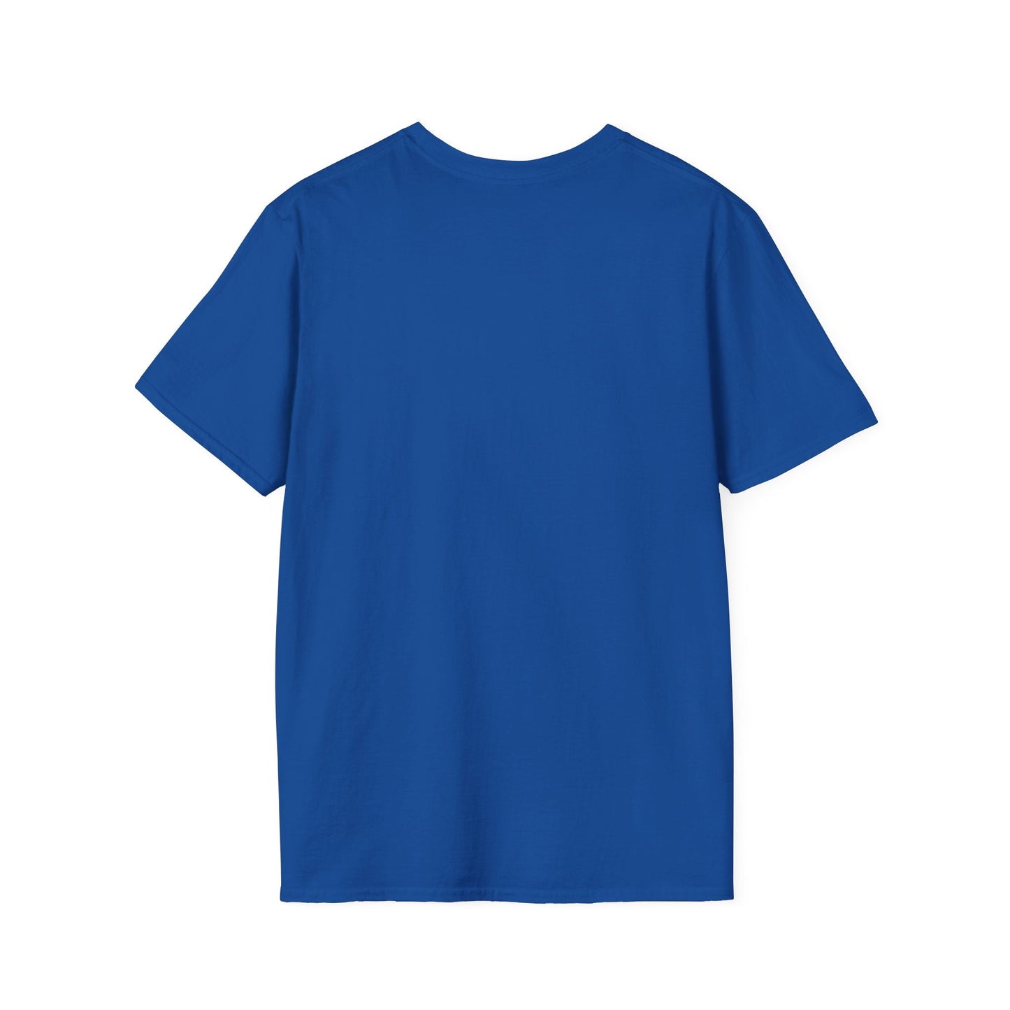 F.A.E. Softstyle T-Shirt - Blue & White Lettering - FocusAid Essentials: Empowering ADHD Living