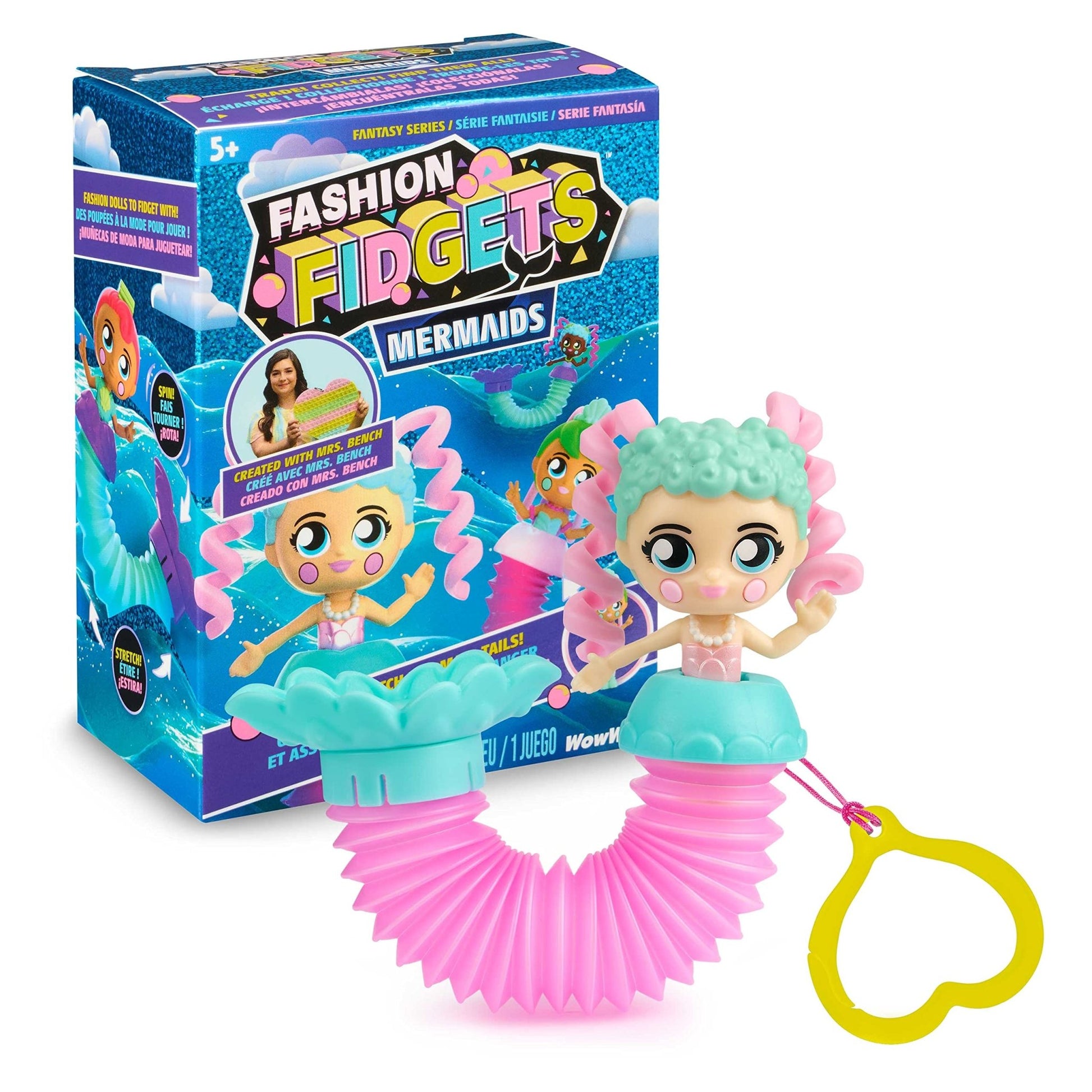 Fashion Fidgets Mermaids Fantasy Series – Fidget Doll for Girls Created by Mrs. Bench - FocusAid Essentials: Empowering ADHD Living