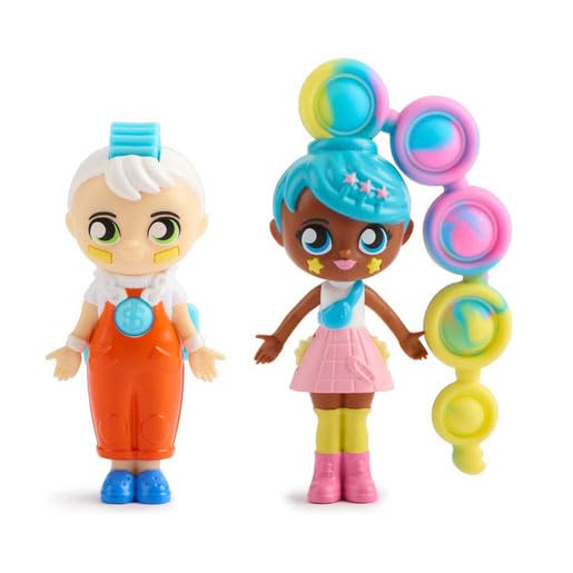 Fashion Fidgets Sensory Toy Dolls – Push Pop Fidget Toy Includes 1 Mystery Doll – Anxiety and Stress Relief for Kids - FocusAid Essentials: Empowering ADHD Living