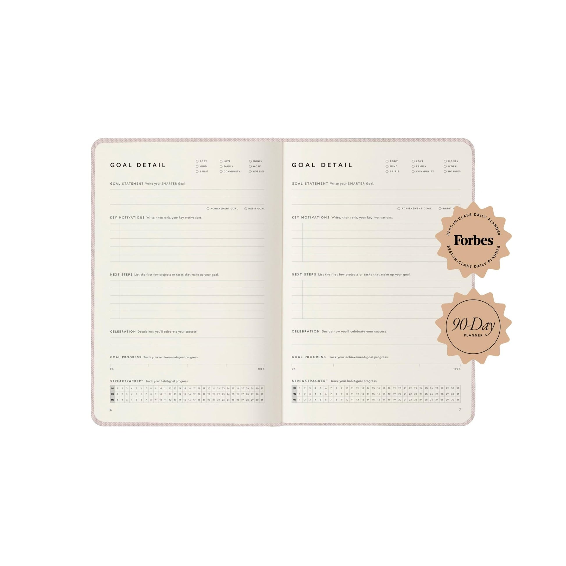Full Focus Oatmeal Linen Planner by Michael Hyatt - The #1 Daily Planner to Set Annual Goals, Increase Focus, Eliminate Overwhelm, and Achieve Your Biggest Goals - Hardcover - FocusAid Essentials: Empowering ADHD Living