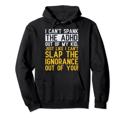 Funny ADHD Awareness Pullover Hoodie - FocusAid Essentials: Empowering ADHD Living