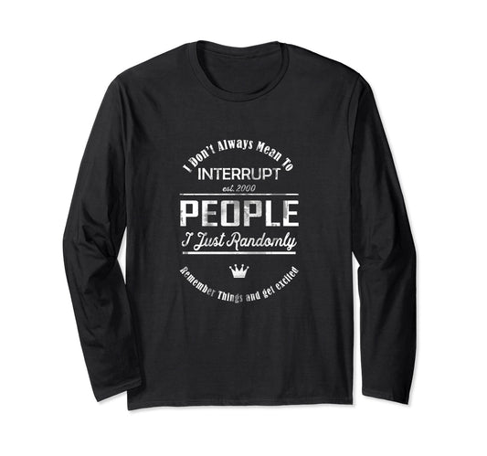 Funny ADHD Long Sleeve Shirt - FocusAid Essentials: Empowering ADHD Living