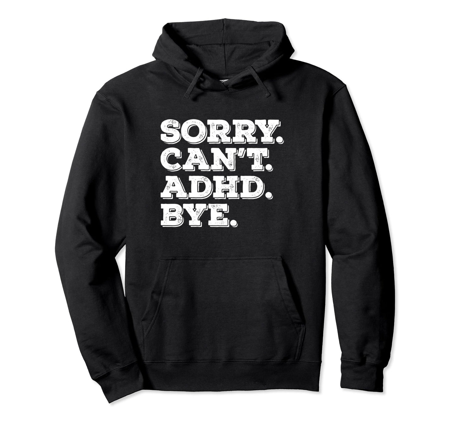 Funny ADHD Pullover Hoodie - FocusAid Essentials: Empowering ADHD Living