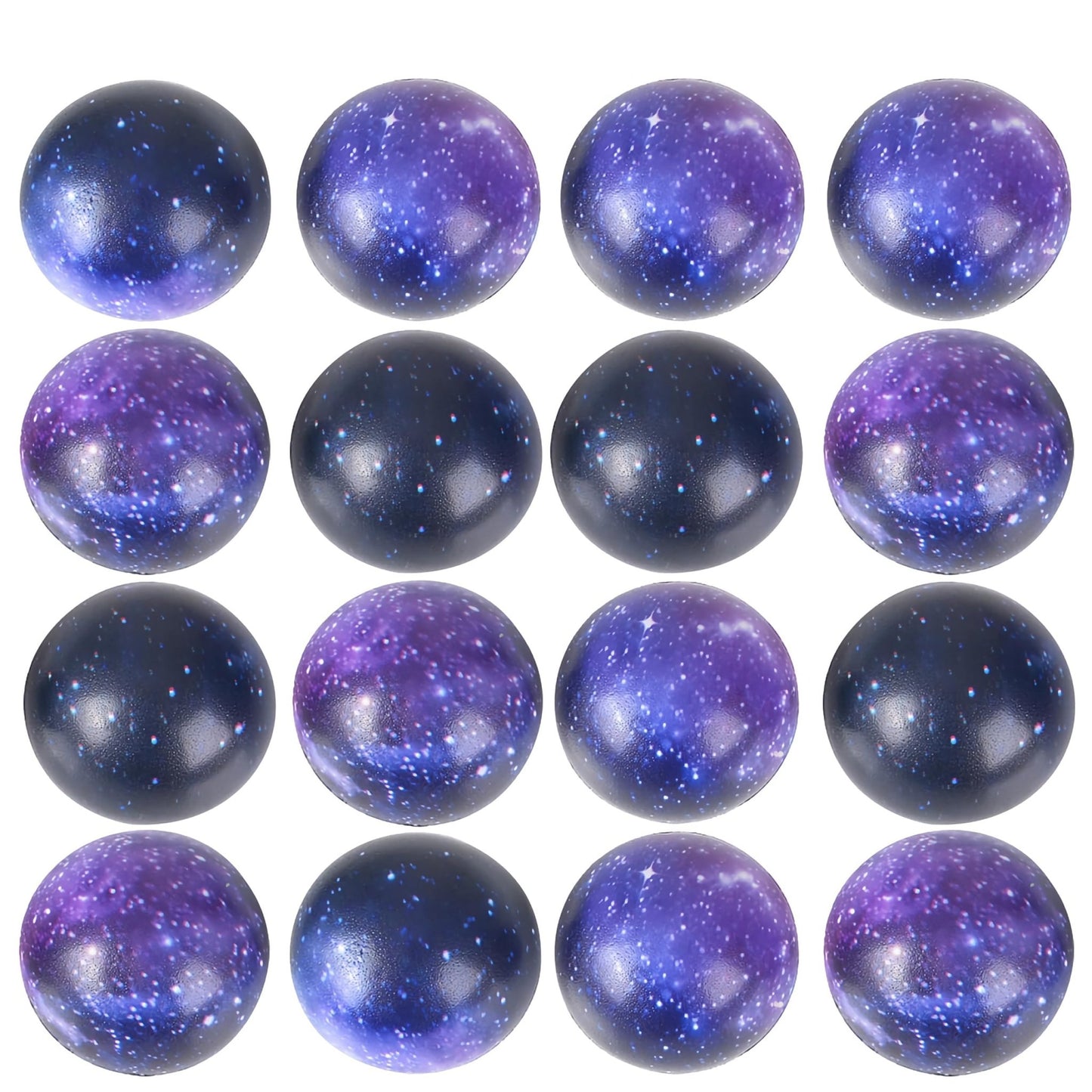 Galaxy Stress Balls for Kids - Pack of 24 Bulk - Squeeze Anxiety Fidget Sensory Balls for Children with Outer Space Theme, Toys for Party Favors and Birthday Party Supplies - FocusAid Essentials: Empowering ADHD Living