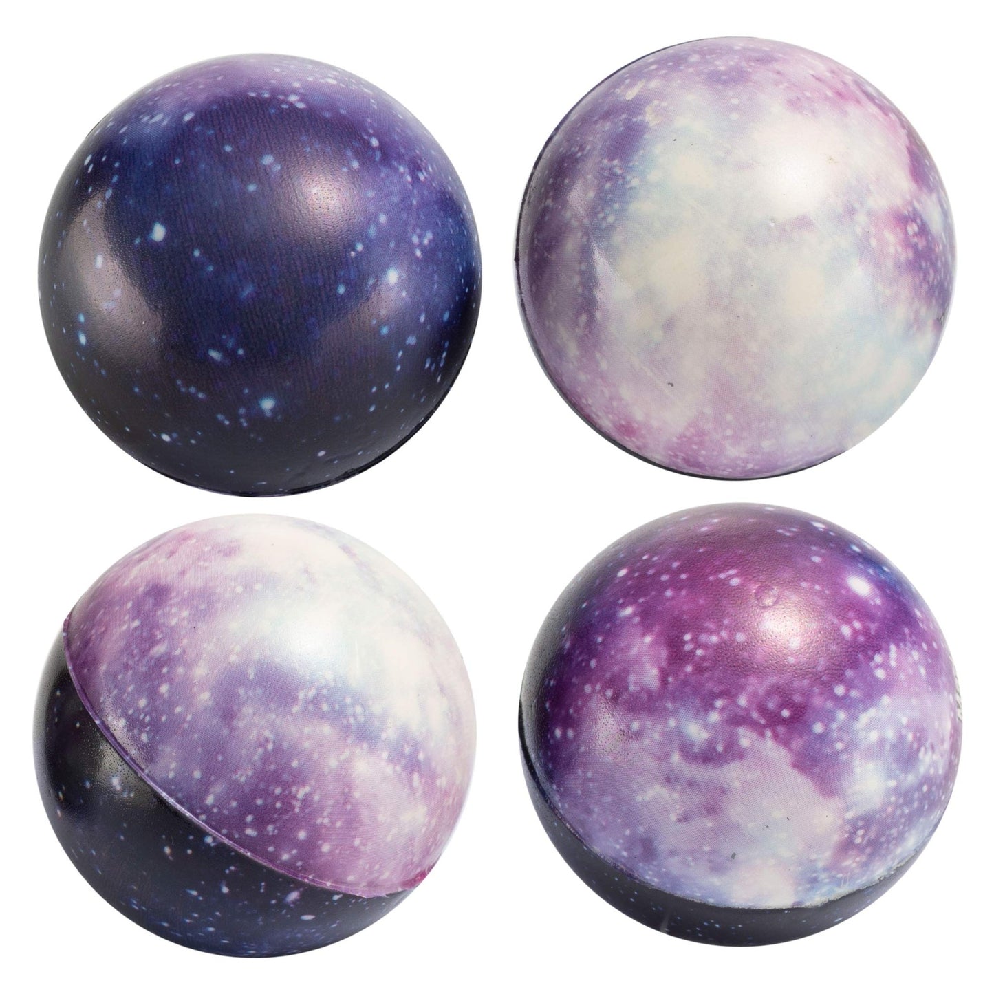 Galaxy Stress Balls for Kids - Pack of 24 Bulk - Squeeze Anxiety Fidget Sensory Balls for Children with Outer Space Theme, Toys for Party Favors and Birthday Party Supplies - FocusAid Essentials: Empowering ADHD Living