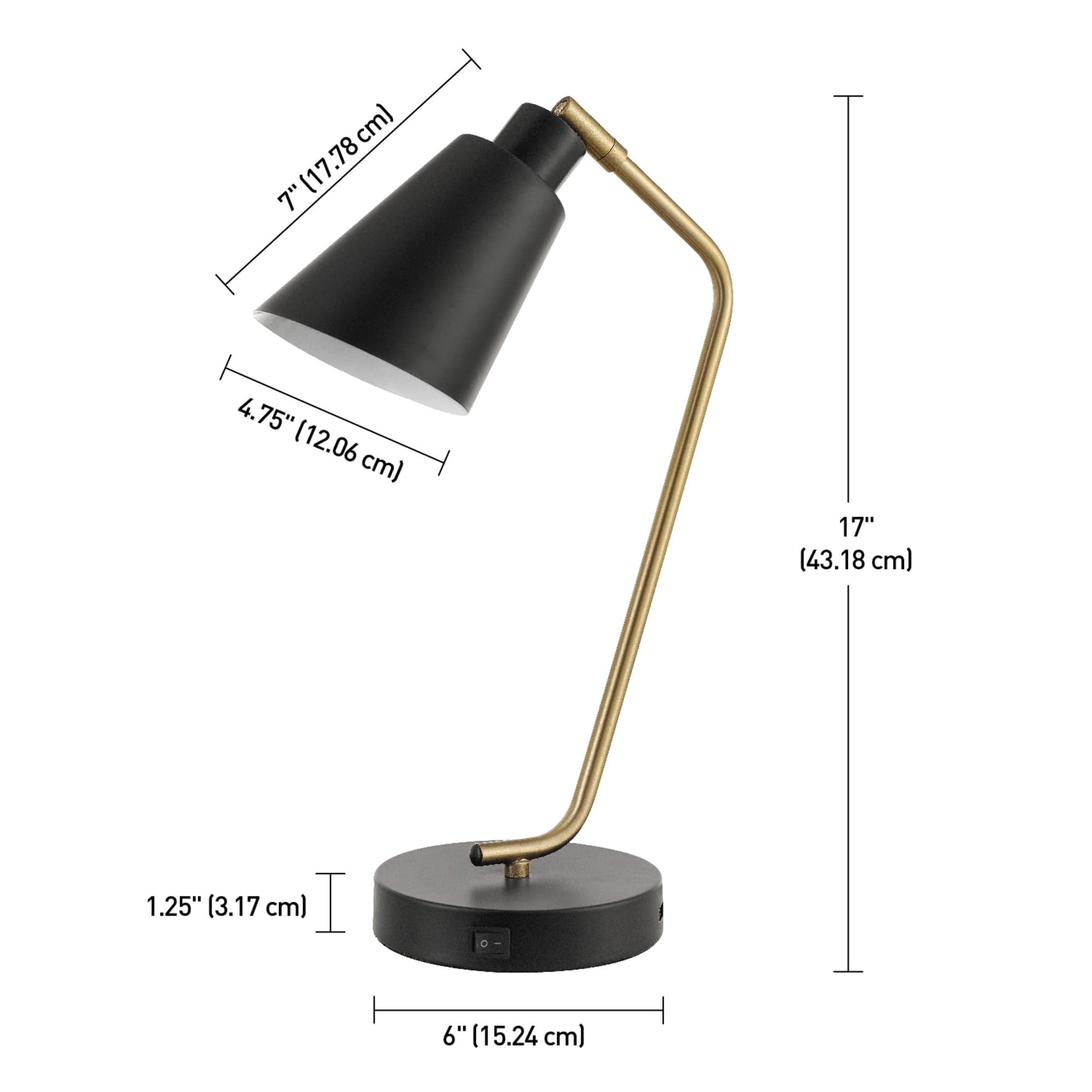 Globe Electric 52095 Belmont Desk Lamp - FocusAid Essentials: Empowering ADHD Living