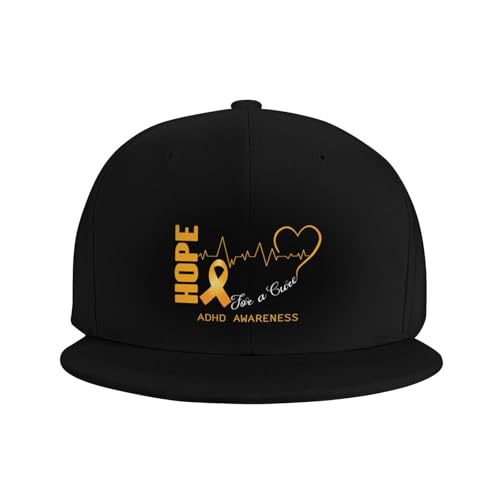 "Hope for A Cure ADHD" Awareness Snapback Hat - FocusAid Essentials: Empowering ADHD Living