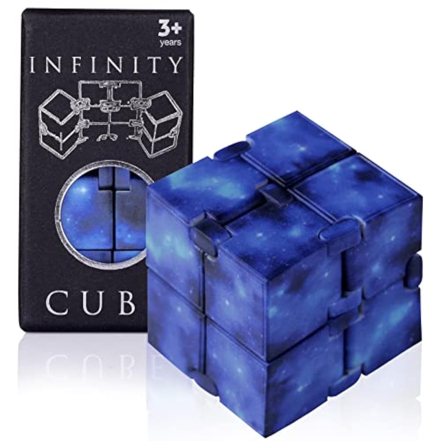 Infinity Cube Toy Fidget Galaxy, Fidget Sensory Cube Toy for Kids and Adults for Stress Relief and Anti - Anxiety, Mini Gadget for Boys and Girls with Autism, ADD, and ADHD, Cool Handheld Desk Toy - FocusAid Essentials: Empowering ADHD Living