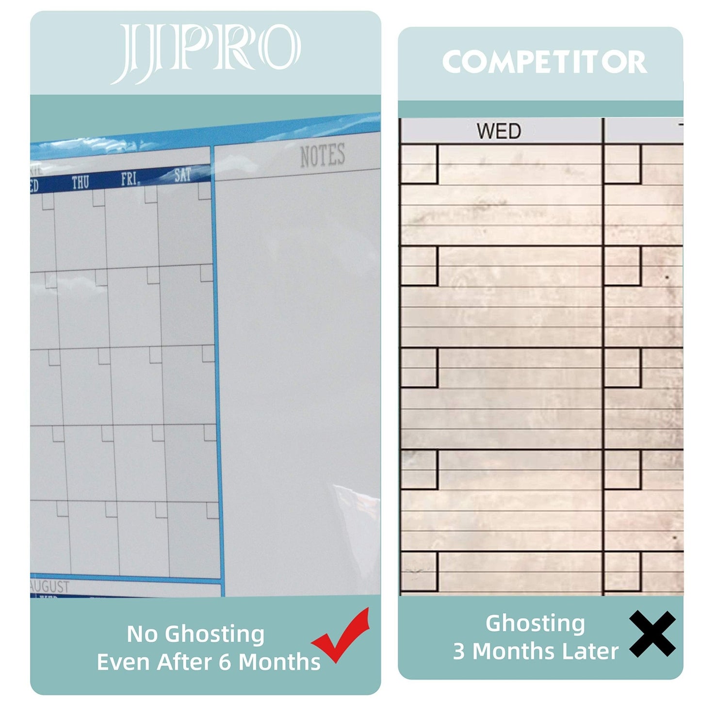 Large Dry Erase Wall Calendar - 38" x 72" - Undated Blank 2024 Reusable Yearly Calendar - Giant Whiteboard Annual Poster - Laminated Office Jumbo 12 Month Calendar - FocusAid Essentials: Empowering ADHD Living