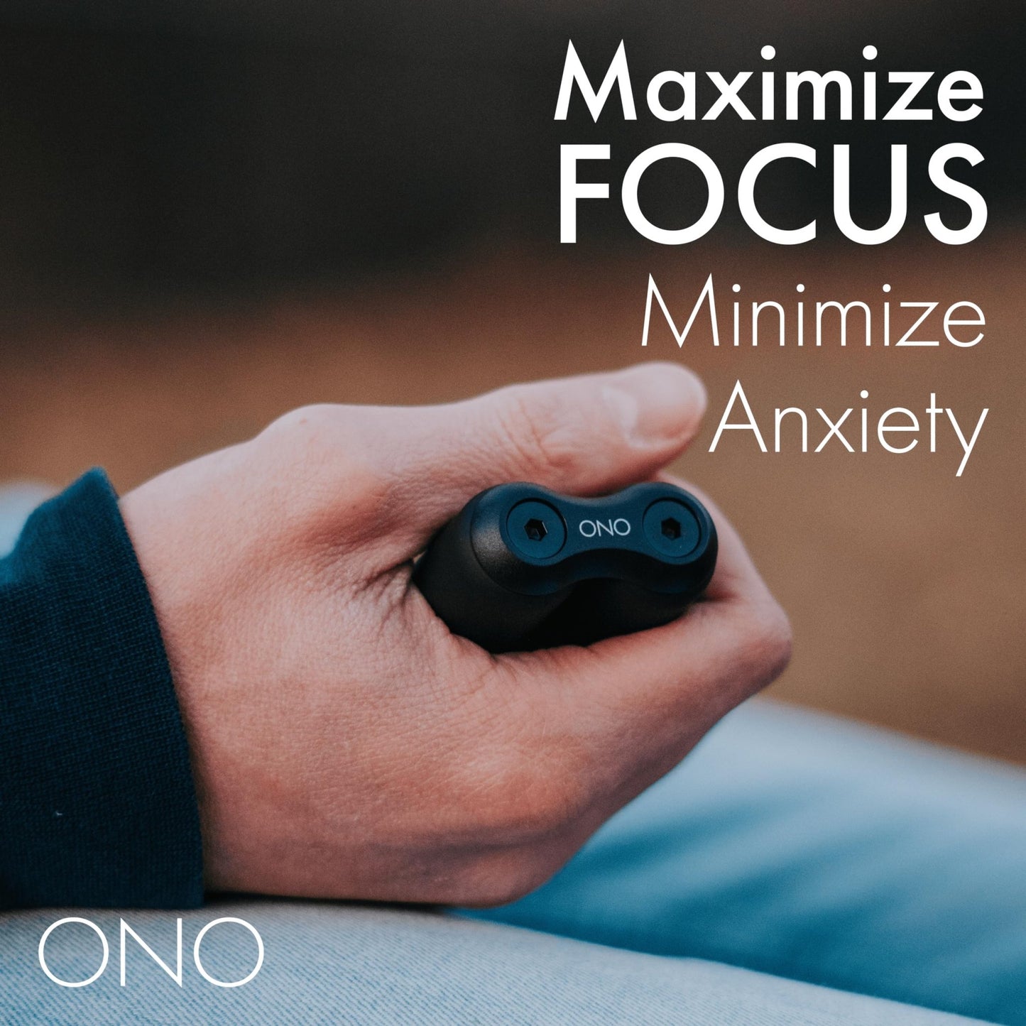 ONO Roller - Handheld Fidget Toy for Adults | Help Relieve Stress, Anxiety, Tension | Promotes Focus, Clarity | Compact, Portable Design - FocusAid Essentials: Empowering ADHD Living