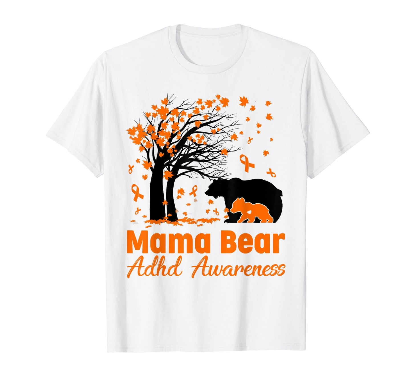 Proud Mama Bear - ADHD Mom T-Shirt - FocusAid Essentials: Empowering ADHD Living