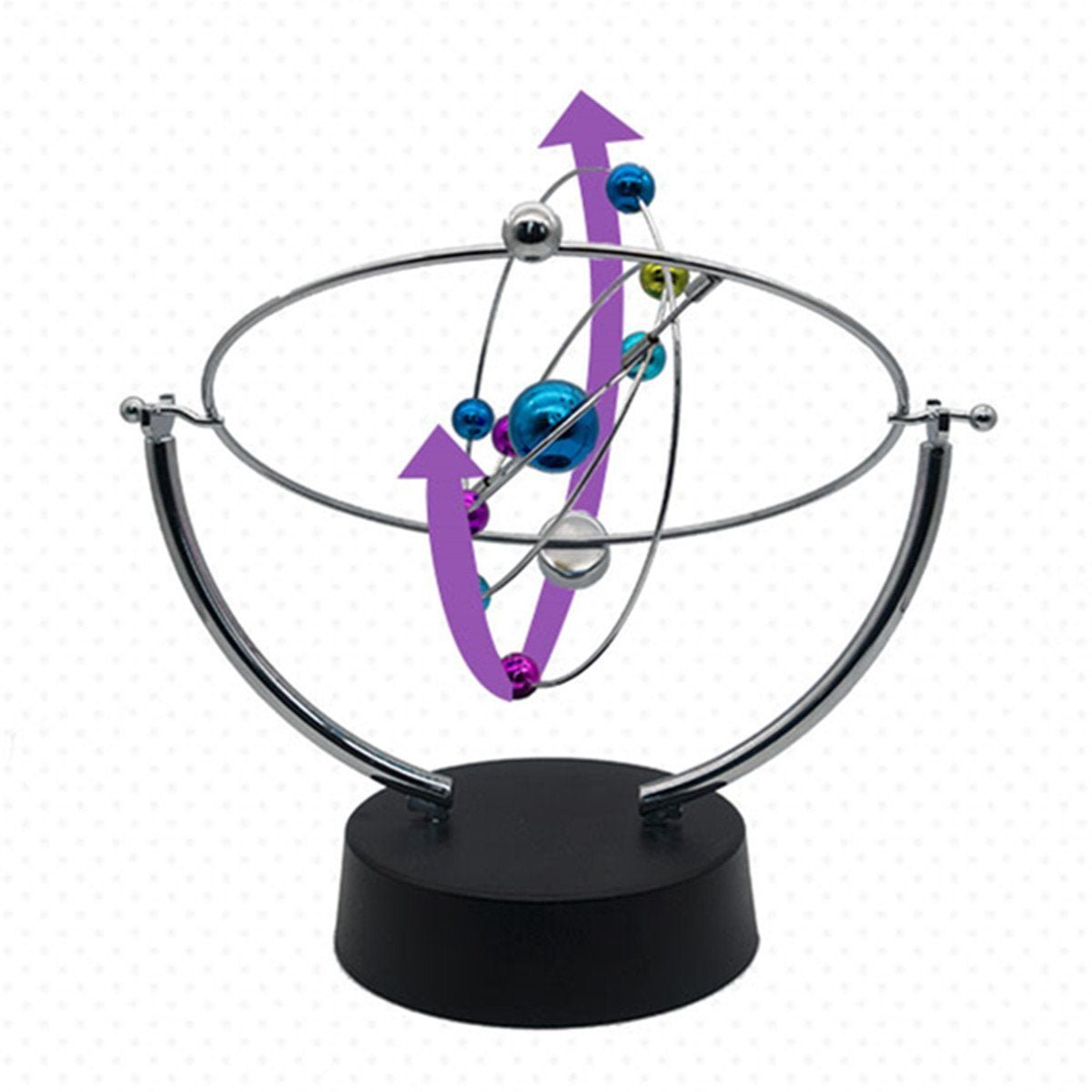 ScienceGeek Kinetic Art Asteroid - Electronic Perpetual Motion Desk Toy Home Decoration - FocusAid Essentials: Empowering ADHD Living