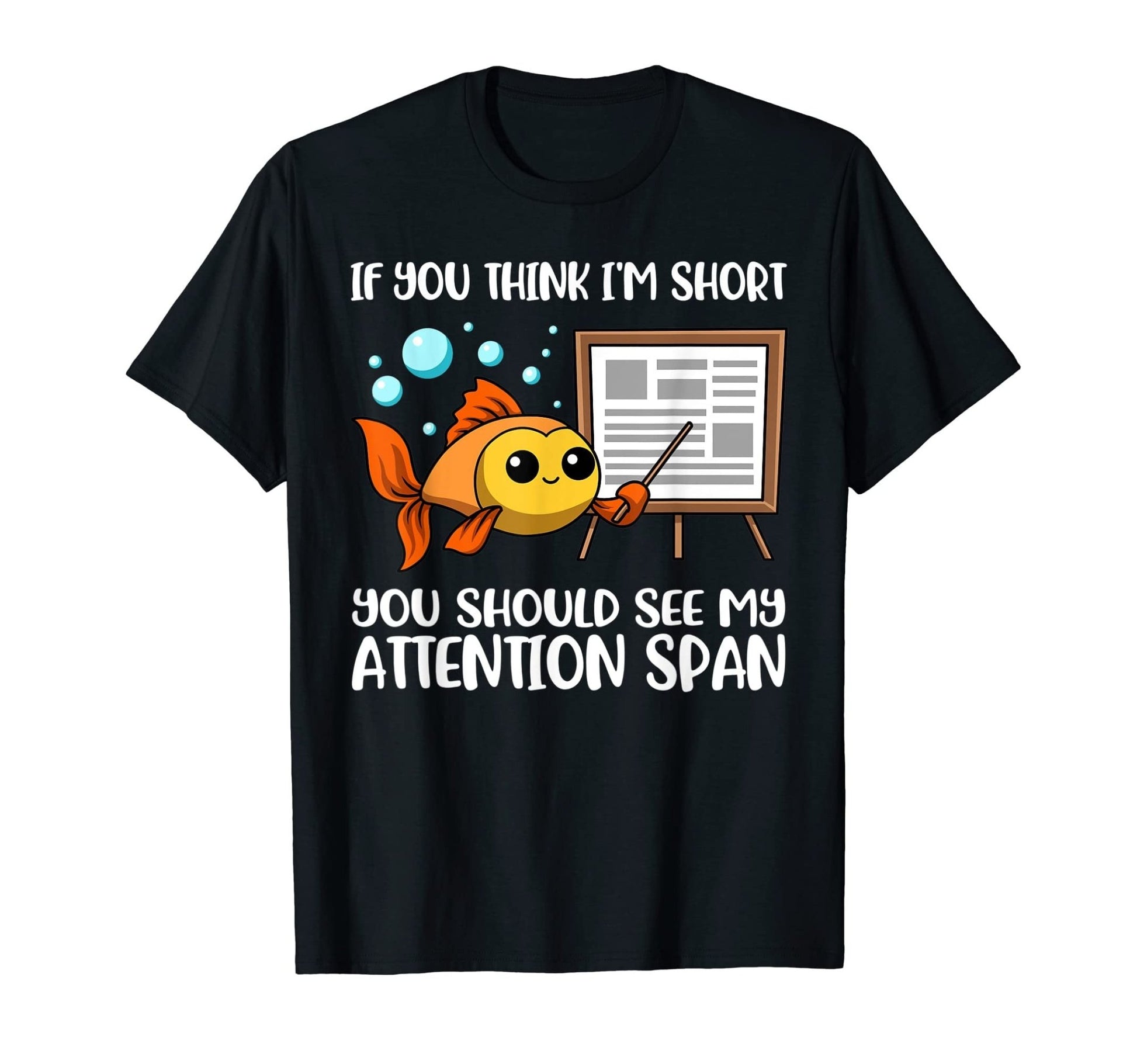 Short ADHD Attention Capacity T-Shirt - FocusAid Essentials: Empowering ADHD Living