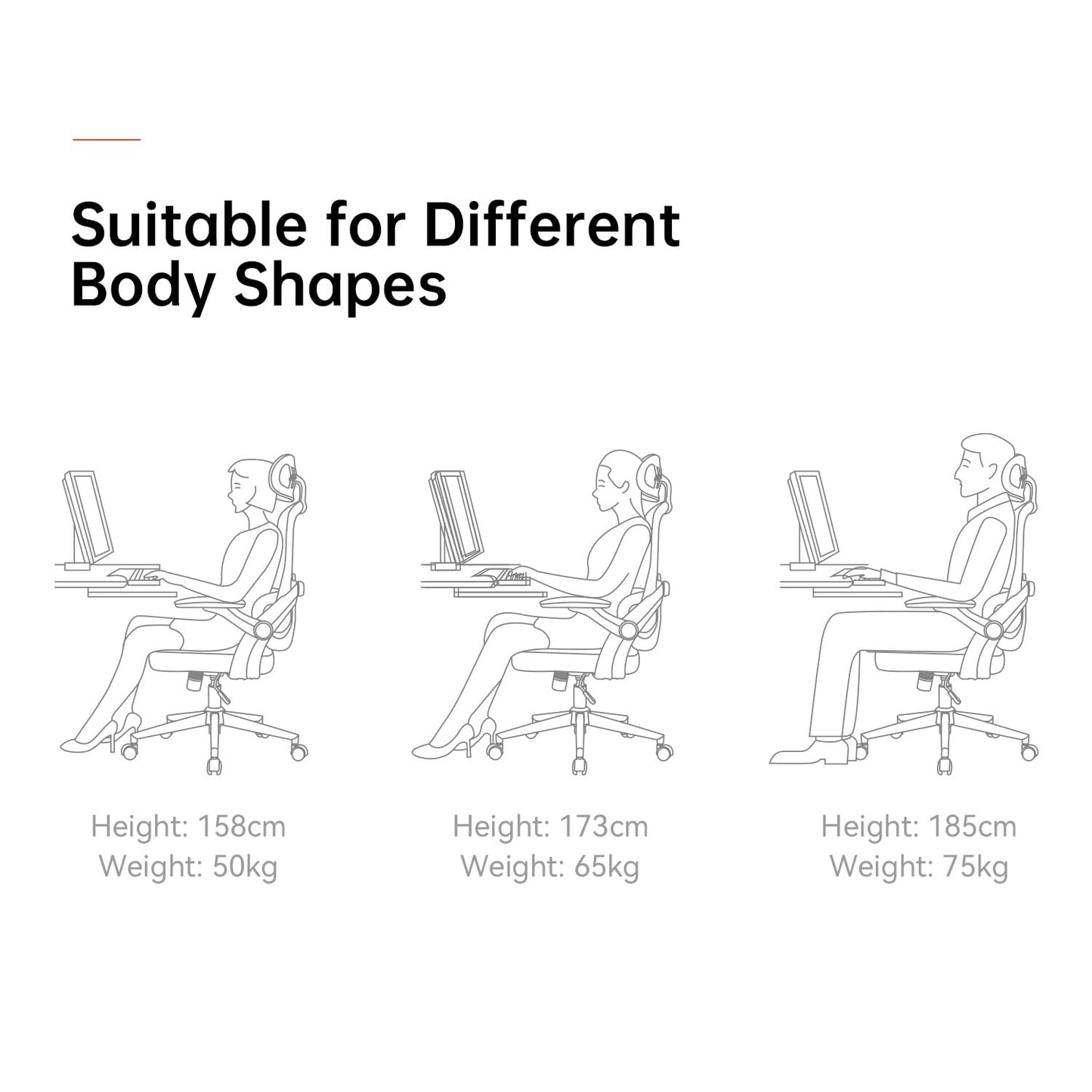 SIHOO M102C Ergonomic Mesh Office Chair, High Back Desk Chair with 3D Armrests, Up&Down Lumbar Support, Swivel Computer Task Chair with Adjustable 2D Headrest, Tilt Function Black - FocusAid Essentials: Empowering ADHD Living