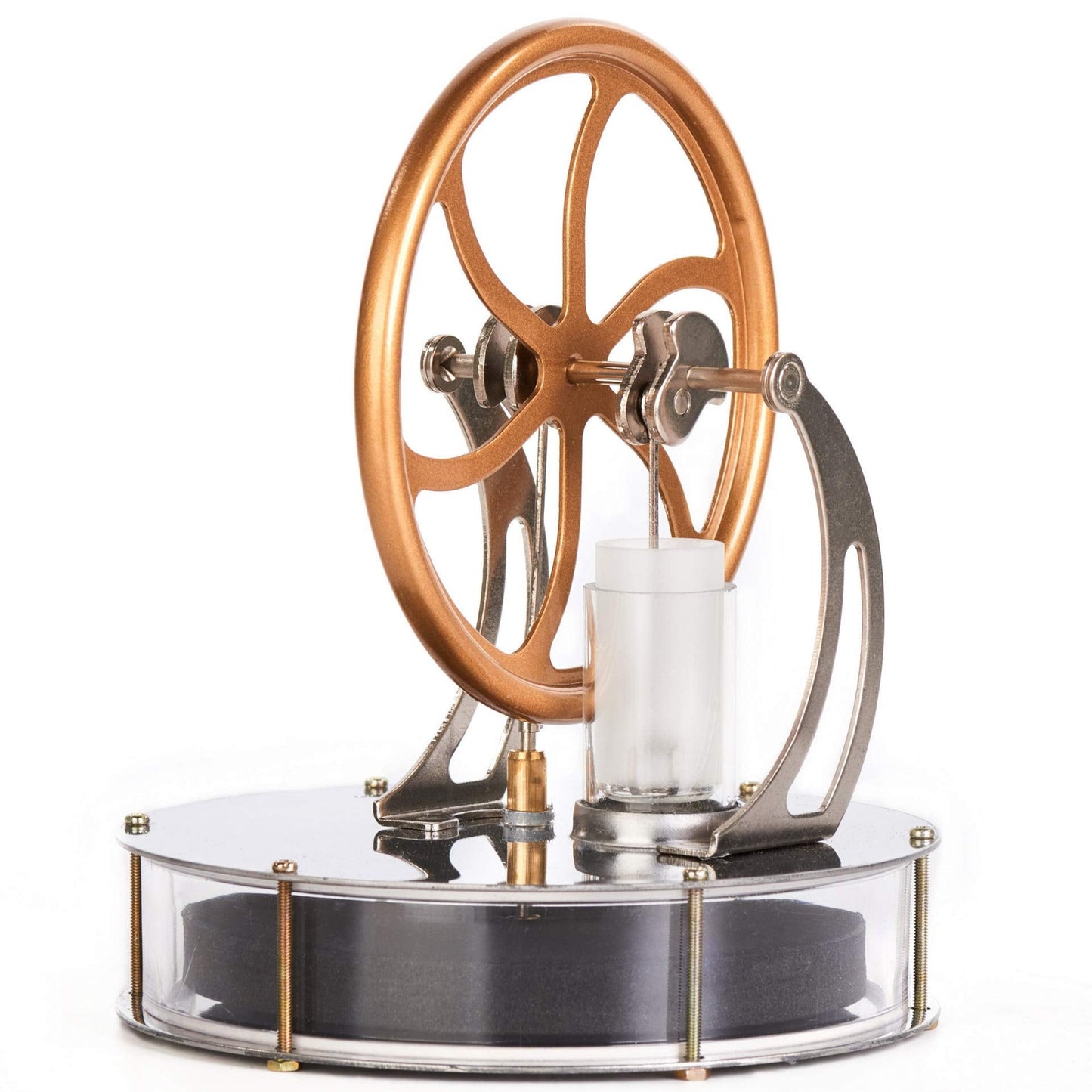 Sunnytech Low Temperature Stirling Engine Motor Steam Heat Education Model Toy Kit For mechanical skills (LT001) - FocusAid Essentials: Empowering ADHD Living