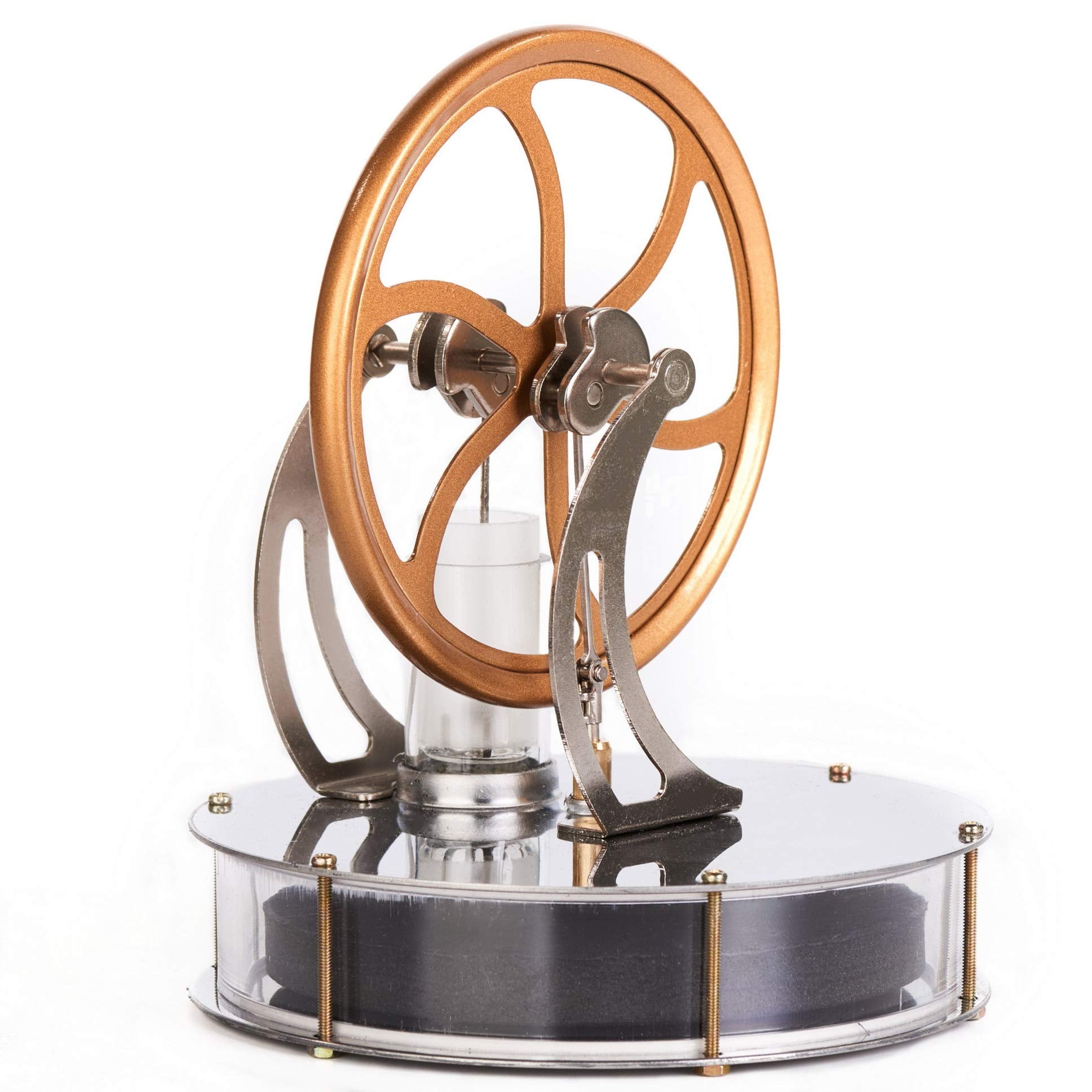 Sunnytech Low Temperature Stirling Engine Motor Steam Heat Education Model Toy Kit For mechanical skills (LT001) - FocusAid Essentials: Empowering ADHD Living