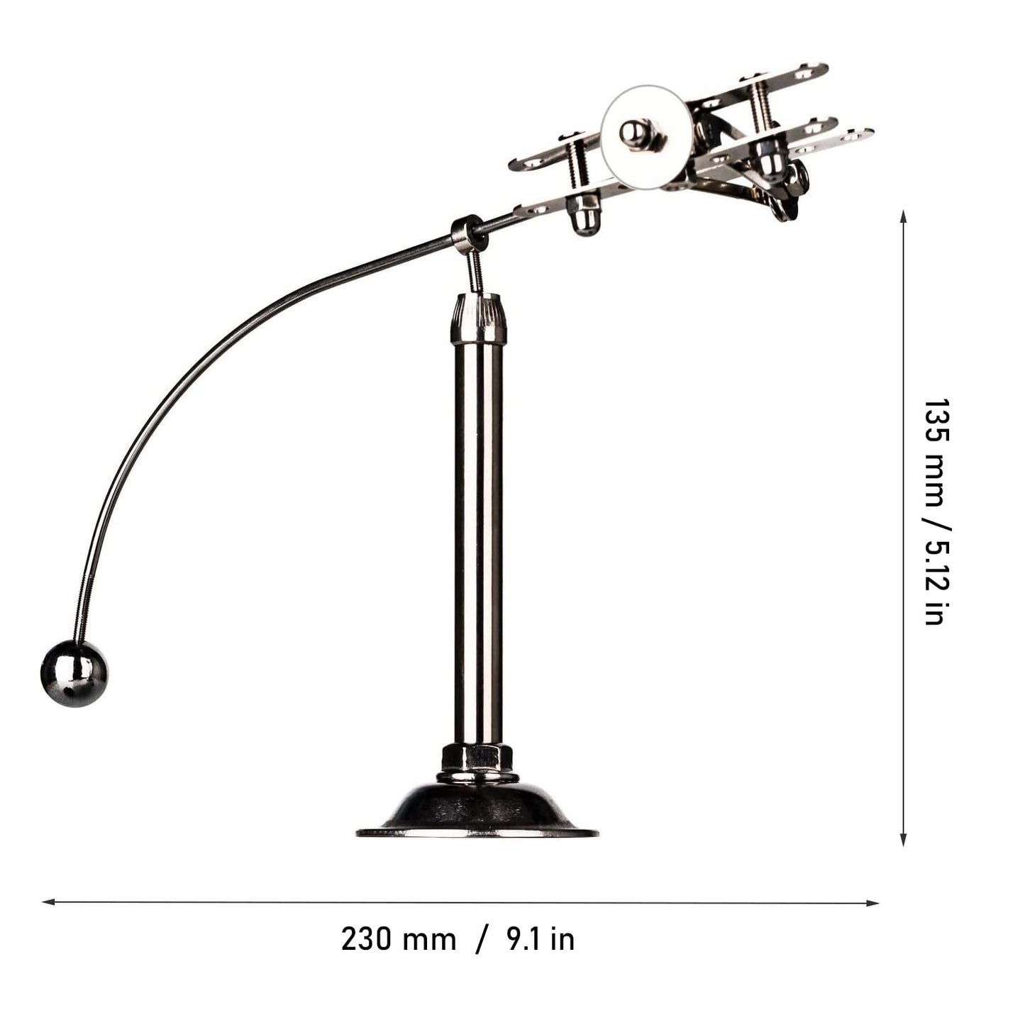 Sunnytech Steel Balance Plane Physics Toy Kinetic Art Balance Toy Balancing Decompressive Science Home Office Toy for Desk Decor Toy WJ066 - FocusAid Essentials: Empowering ADHD Living