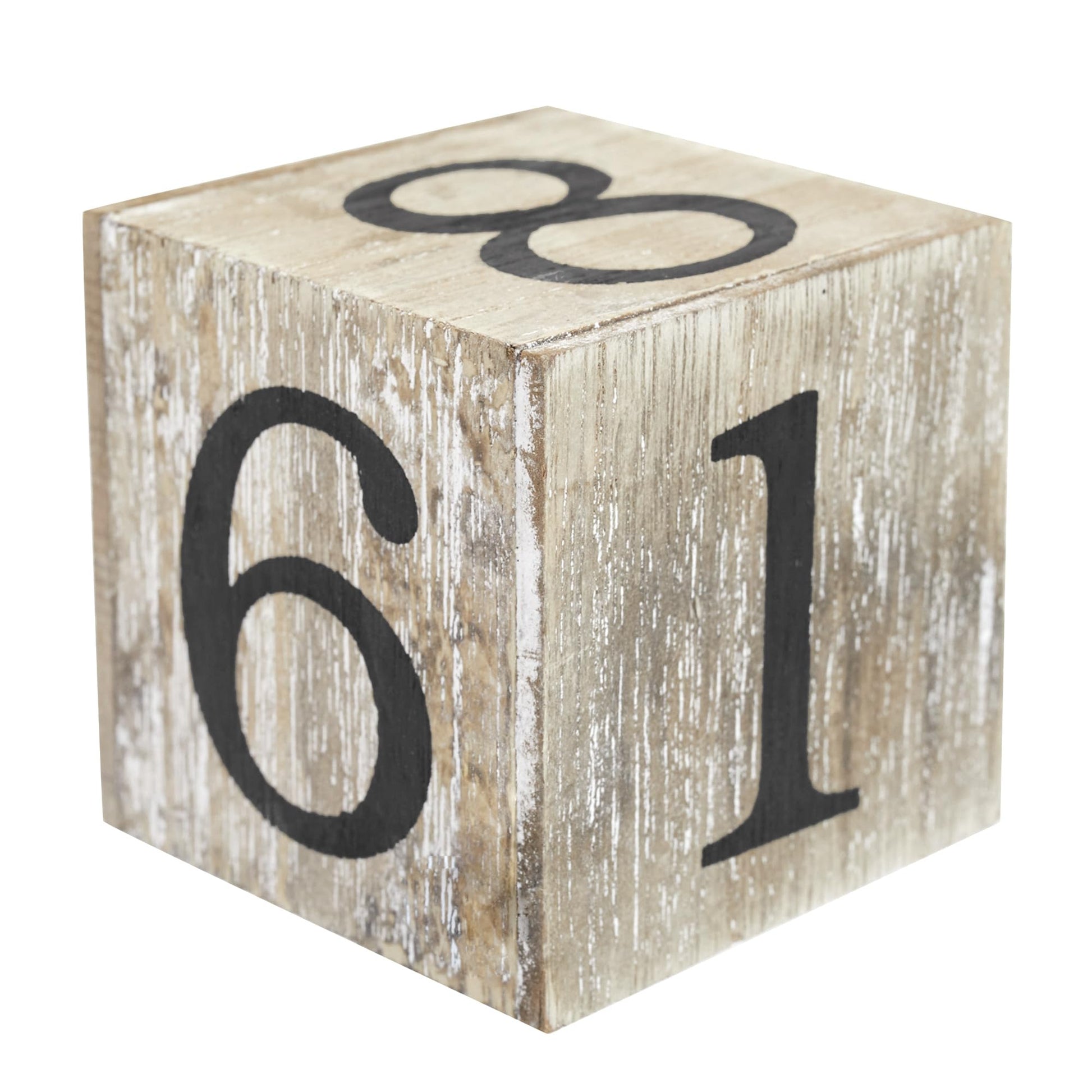 Wooden Perpetual Block Calendar for Desk, Wood Month Date Display Blocks for Teachers, Students, Classroom, Rustic Farmhouse Office Decor, Desk Accessories (5 x 4 In) - FocusAid Essentials: Empowering ADHD Living